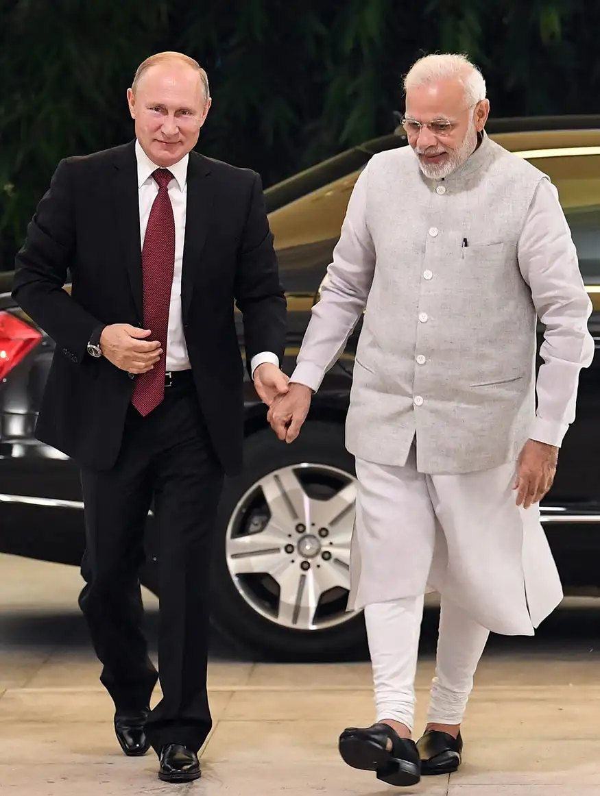 Narendra Modi visita a Putin en un intento de reforzar sus lazos con Rusia